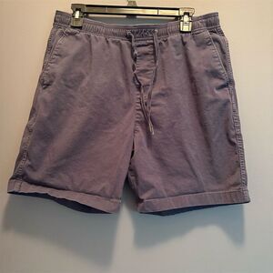 *3/$15 GAP Men's Casual Blue Shorts Size L Elastic Waist Summer